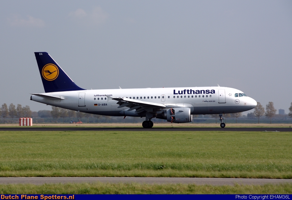 D-AIBA Airbus A319 Lufthansa by EHAM36L