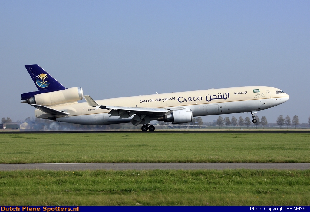 HZ-AND McDonnell Douglas MD-11 Saudi Arabian Cargo by EHAM36L