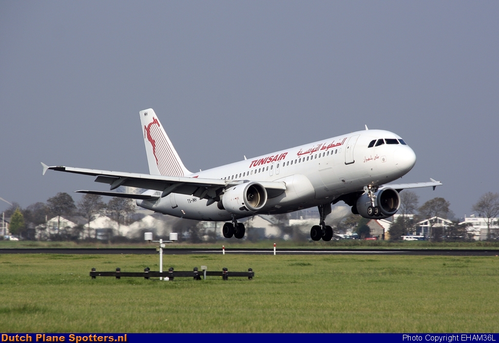 TS-IMH Airbus A320 Tunisair by EHAM36L