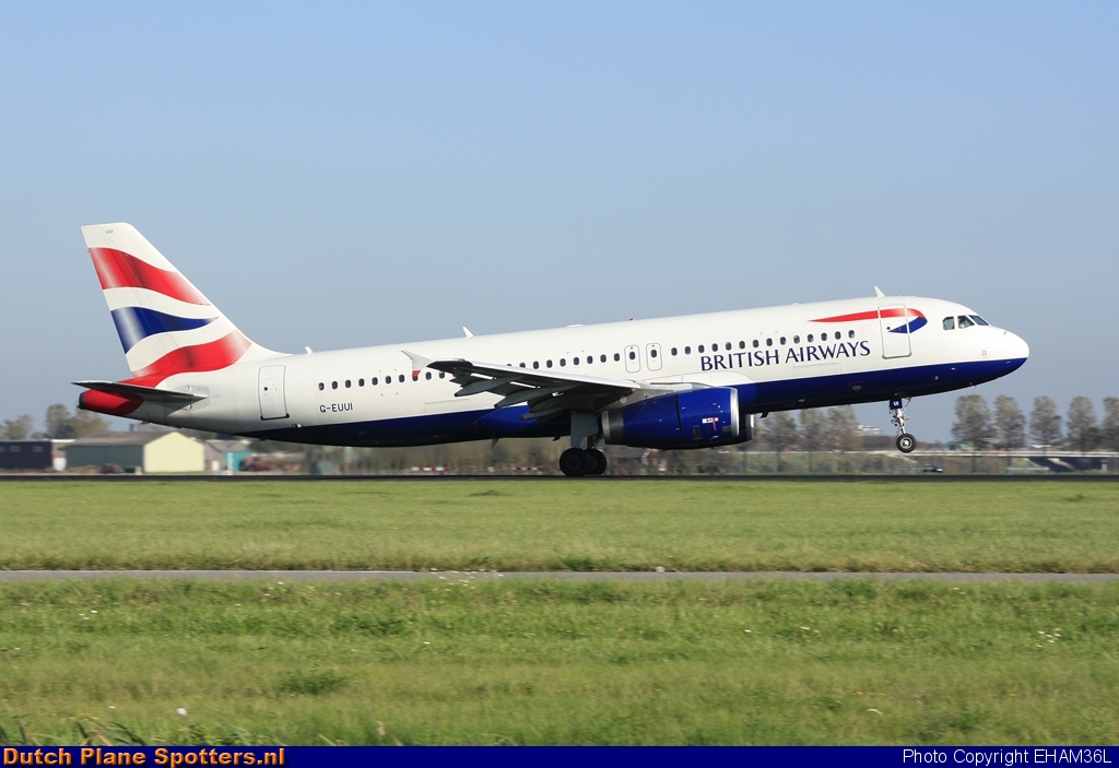 G-EUUI Airbus A320 British Airways by EHAM36L