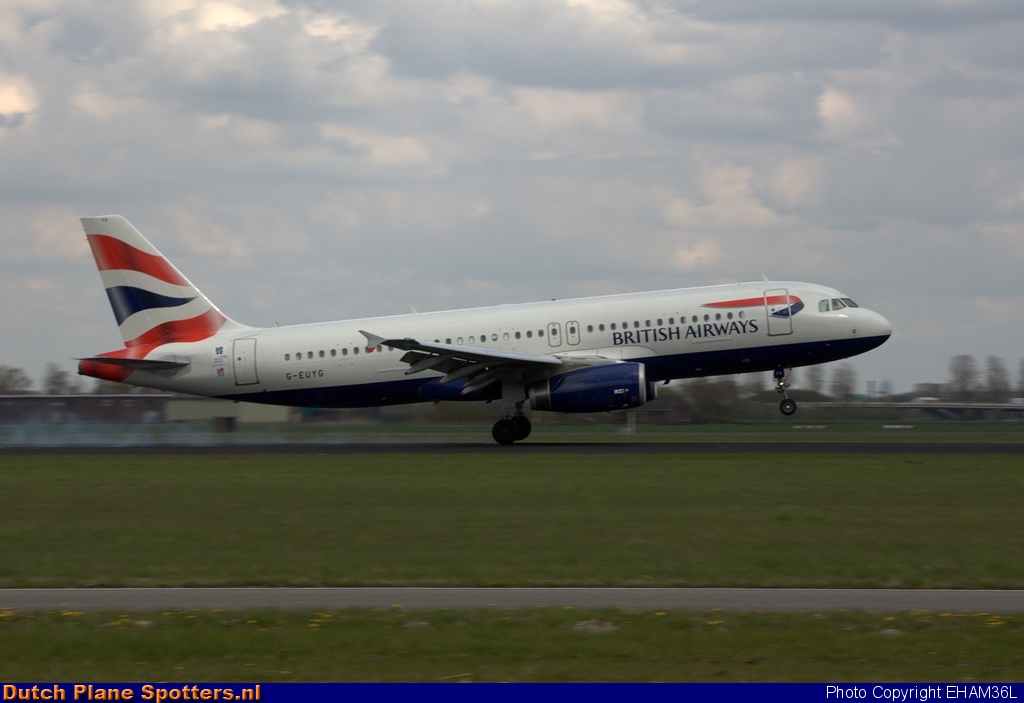 G-EUYG Airbus A320 British Airways by EHAM36L