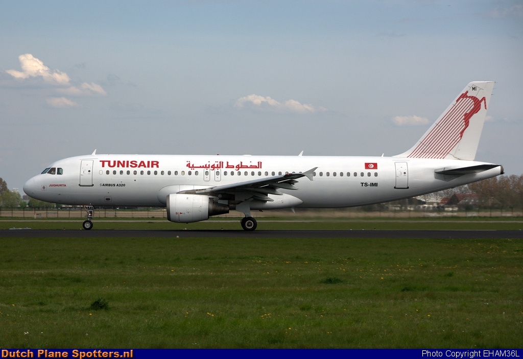 TS-IMI Airbus A320 Tunisair by EHAM36L