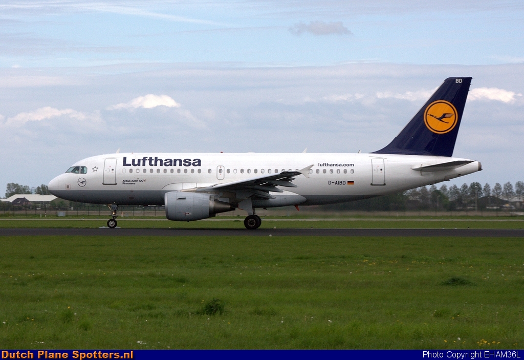 D-AIBD Airbus A319 Lufthansa by EHAM36L