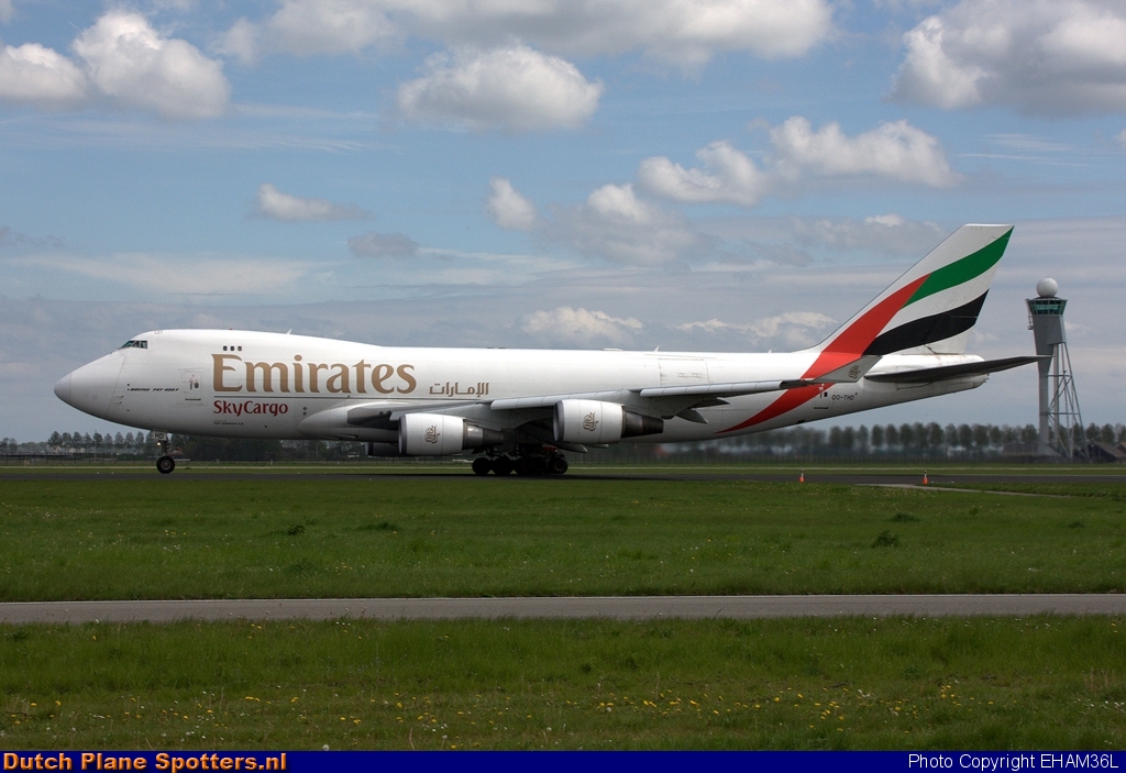 OO-THD Boeing 747-400 Emirates Sky Cargo by EHAM36L