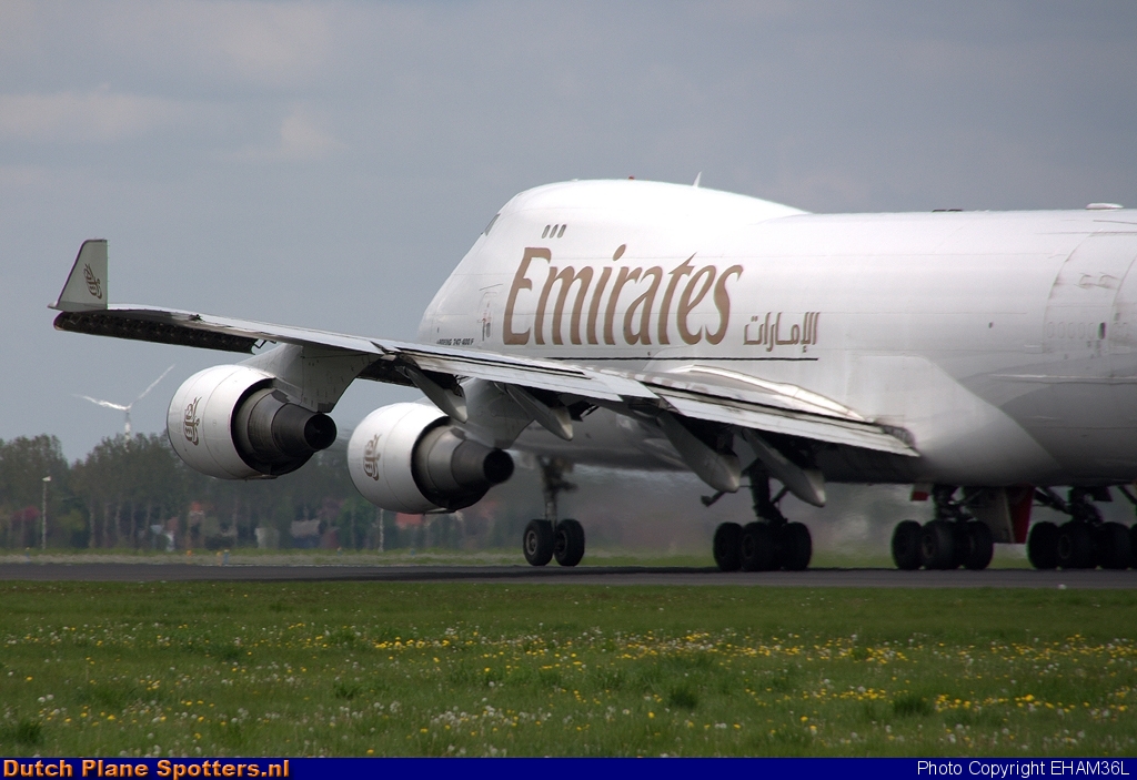 OO-THD Boeing 747-400 Emirates Sky Cargo by EHAM36L