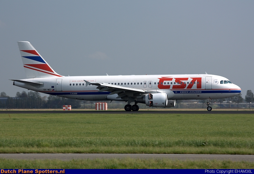 OK-MEI Airbus A320 CSA Czech Airlines by EHAM36L
