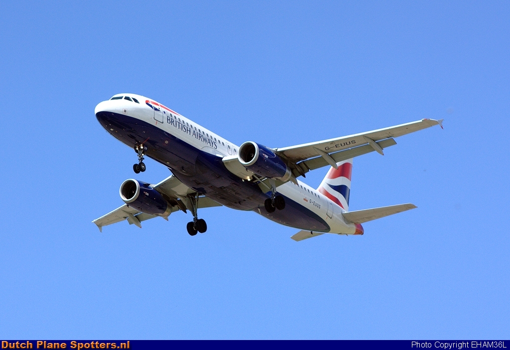 G-EUUS Airbus A320 British Airways by EHAM36L