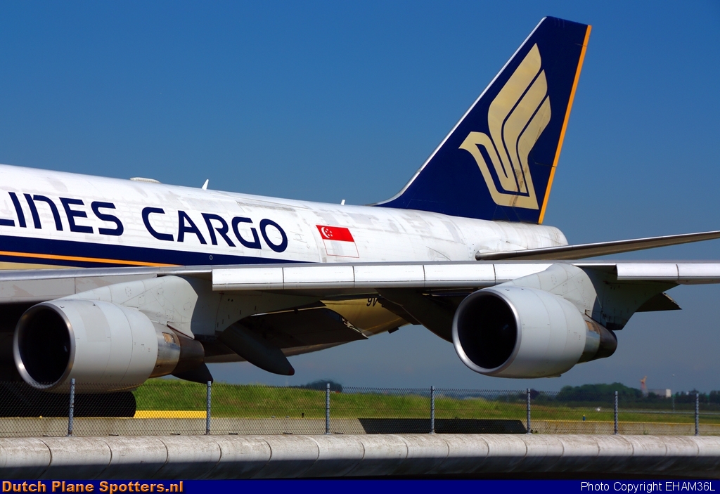  Boeing 747-400 Singapore Airlines Cargo by EHAM36L