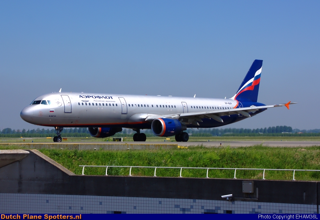 VP-BUP Airbus A321 Aeroflot - Russian Airlines by EHAM36L