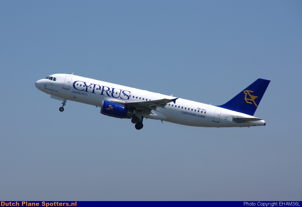 5B-DCL Airbus A320 Cyprus Airways by EHAM36L