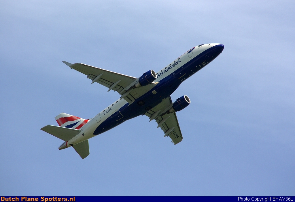 G-LCYD Embraer 170 BA CityFlyer (British Airways) by EHAM36L