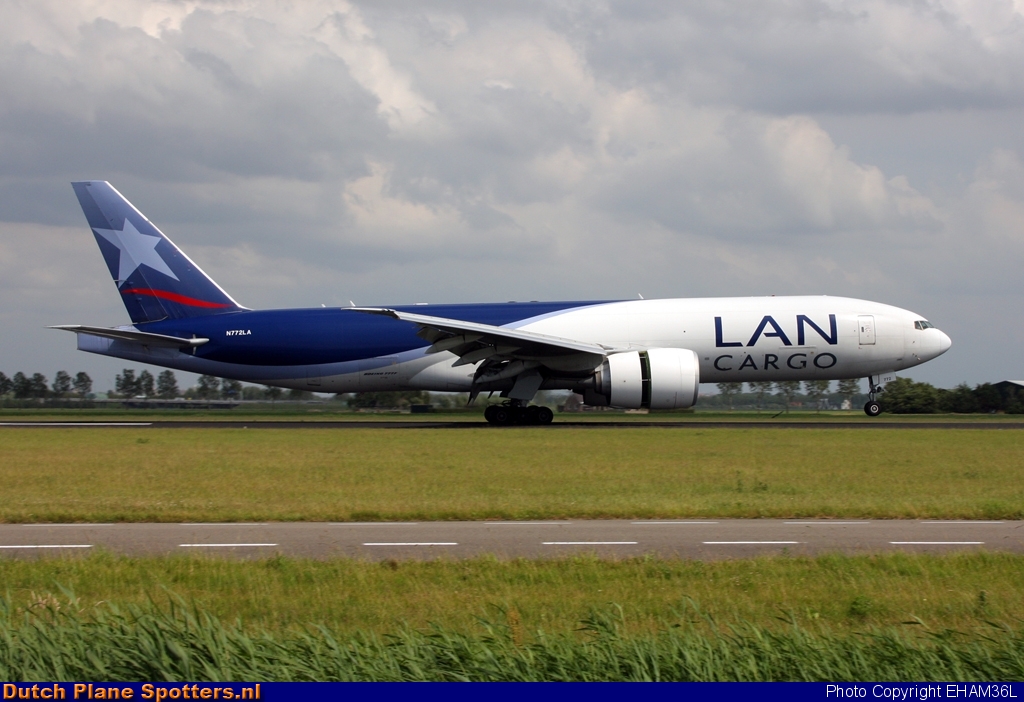 N772LA Boeing 777-F LAN Cargo by EHAM36L