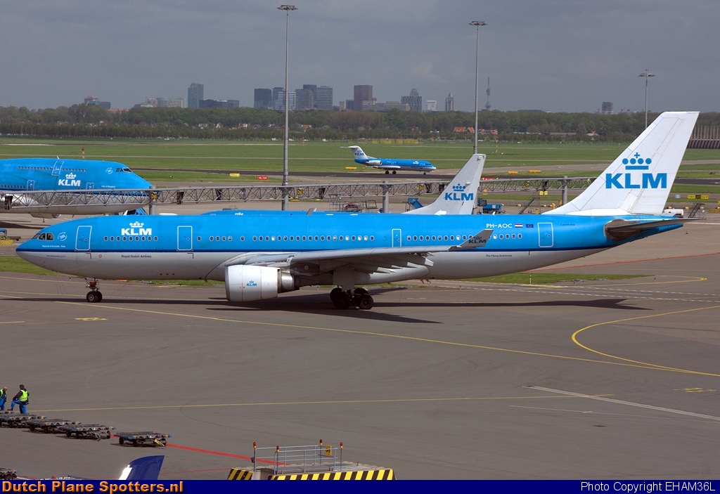 PH-AOC Airbus A330-200 KLM Royal Dutch Airlines by EHAM36L