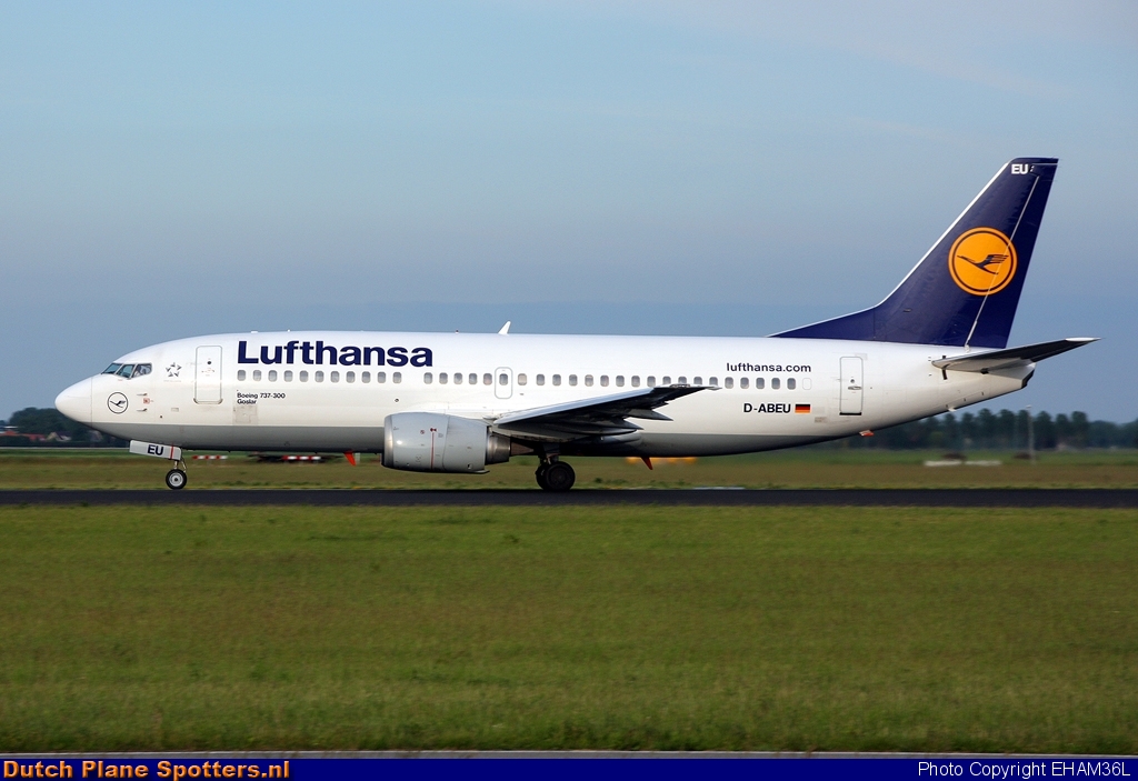 D-ABEU Boeing 737-300 Lufthansa by EHAM36L