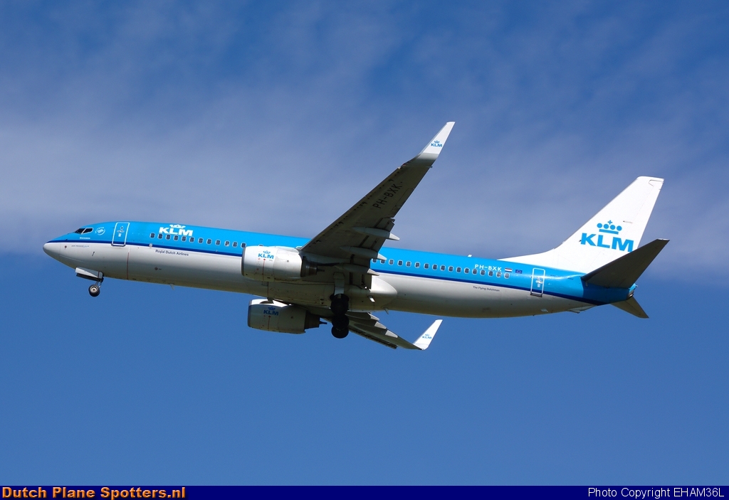 PH-BXK Boeing 737-800 KLM Royal Dutch Airlines by EHAM36L