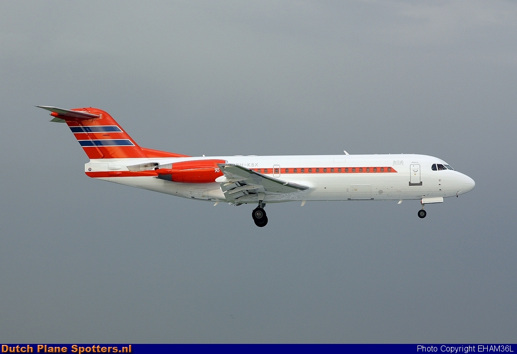 PH-KBX Fokker 70 Netherlands - Government by EHAM36L