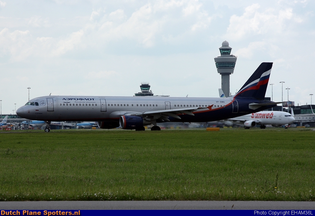 VP-BWN Airbus A321 Aeroflot - Russian Airlines by EHAM36L