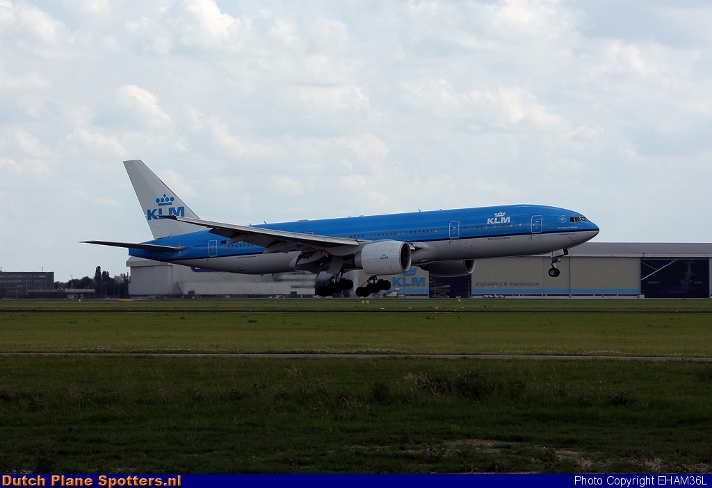 PH-BQG Boeing 777-200 KLM Royal Dutch Airlines by EHAM36L