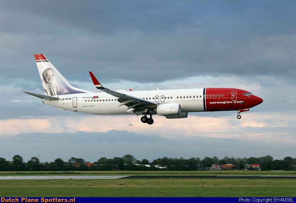 LN-DYW Boeing 737-800 Norwegian Air Shuttle by EHAM36L