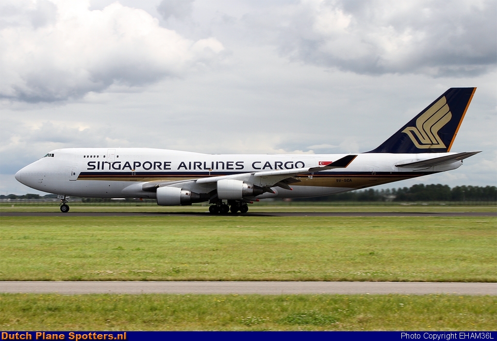 9V-SCA Boeing 747-400 Singapore Airlines Cargo by EHAM36L