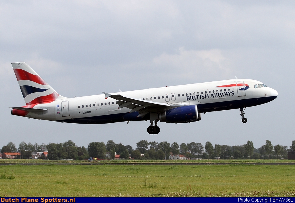 G-EUUD Airbus A320 British Airways by EHAM36L