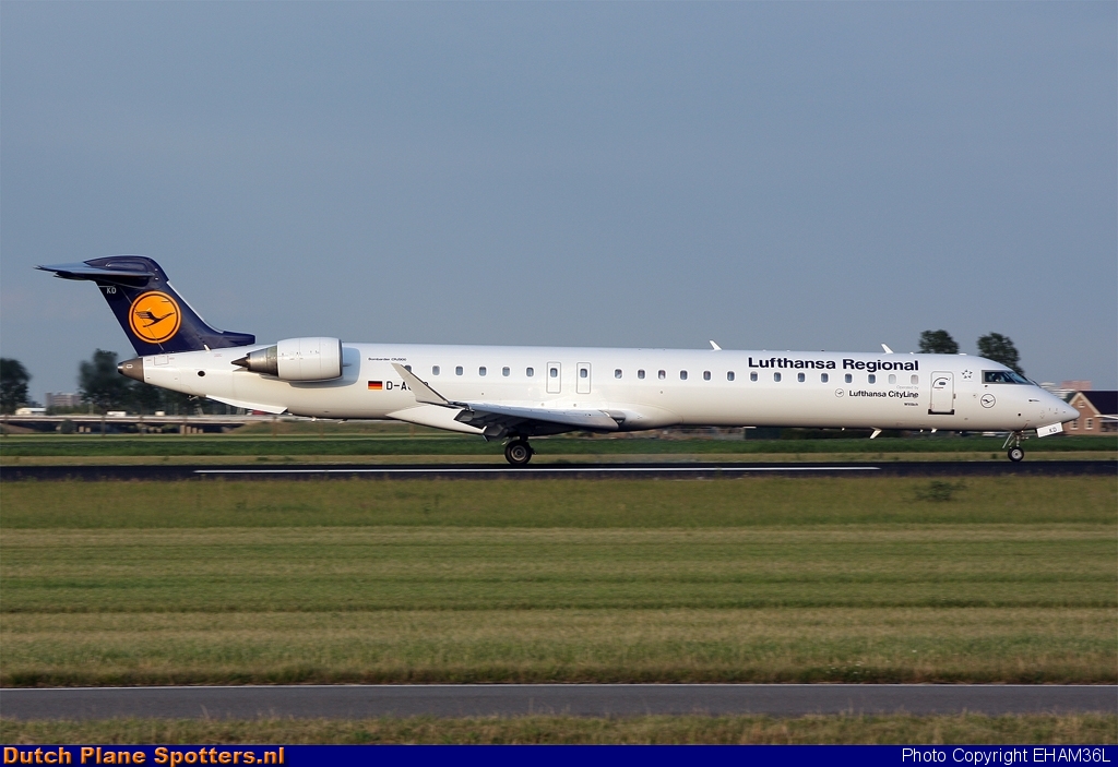 D-ACKD Bombardier Canadair CRJ900 CityLine (Lufthansa Regional) by EHAM36L
