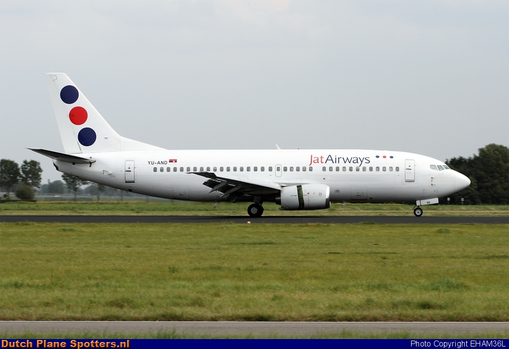 YU-AND Boeing 737-300 JAT Airways by EHAM36L