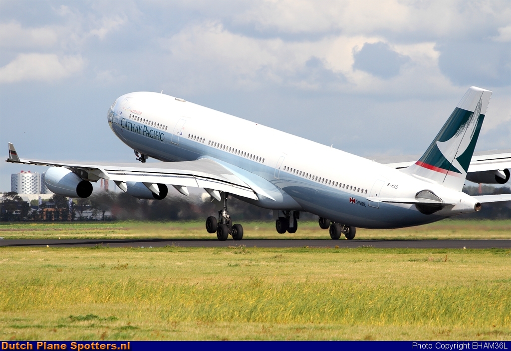 B-HXB Airbus A340-300 Cathay Pacific by EHAM36L