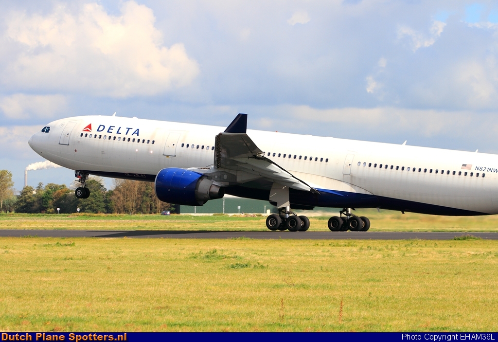 N821NW Airbus A330-300 Delta Airlines by EHAM36L
