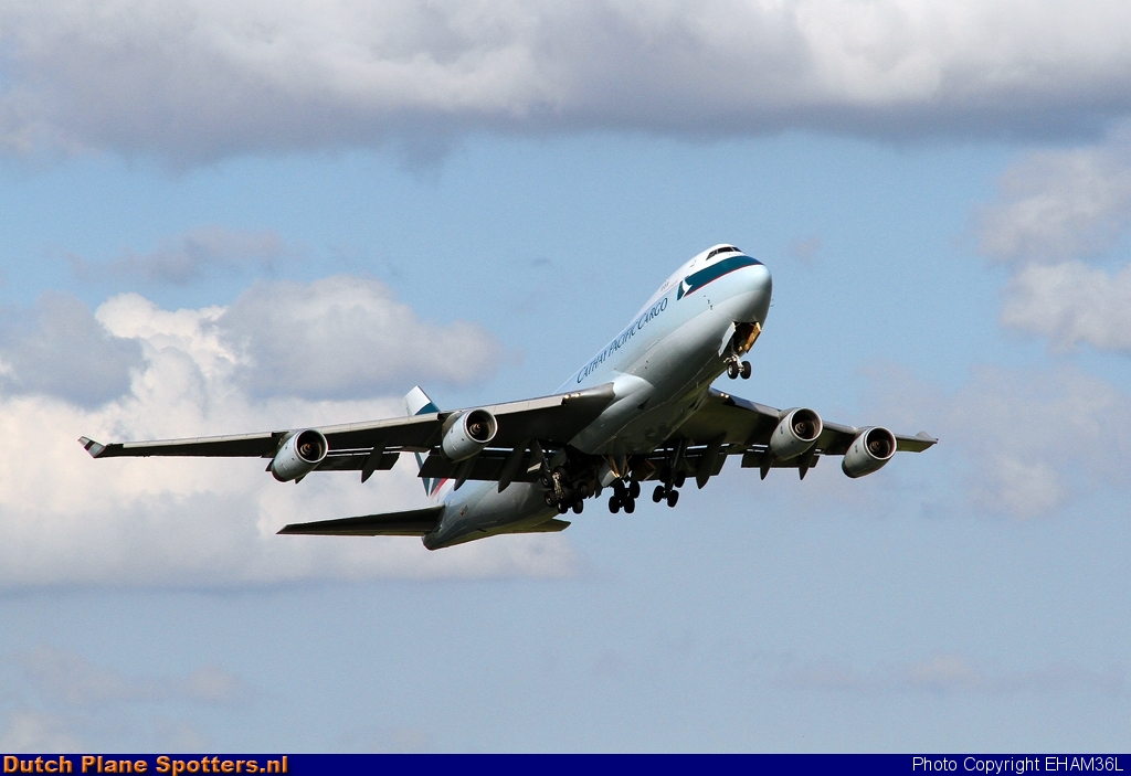 B-HUK Boeing 747-400 Cathay Pacific Cargo by EHAM36L