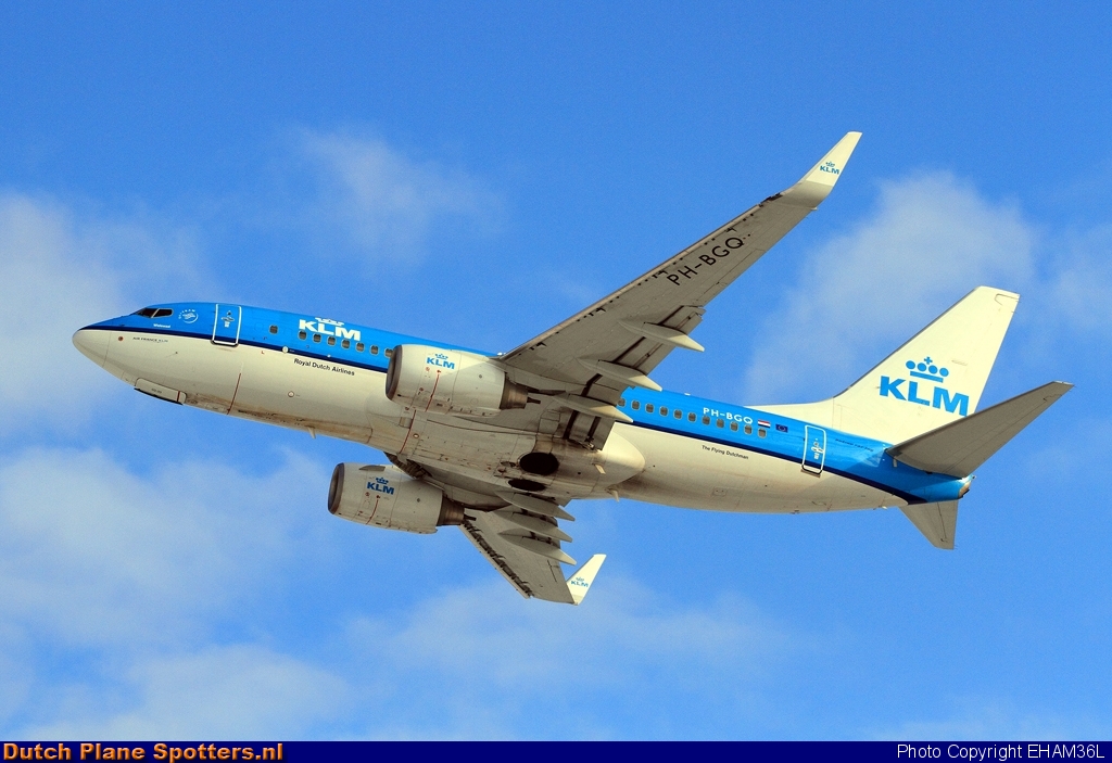 PH-BGQ Boeing 737-700 KLM Royal Dutch Airlines by EHAM36L