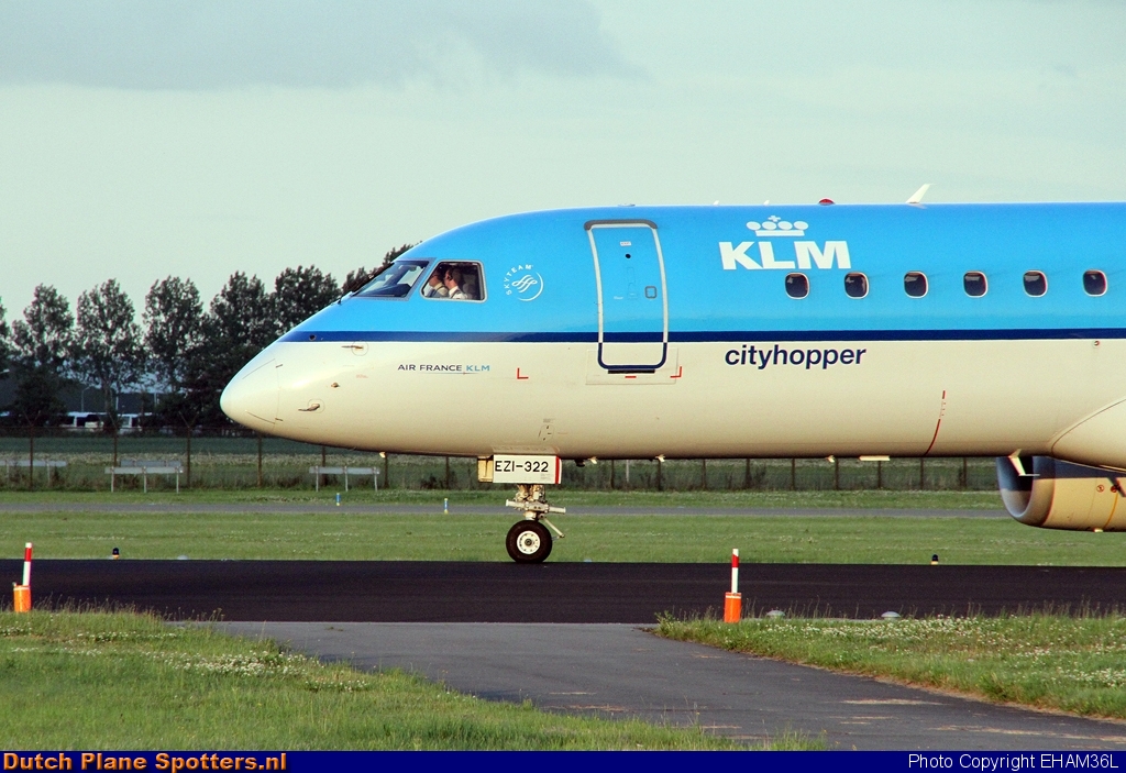 PH-EZI Embraer 190 KLM Cityhopper by EHAM36L