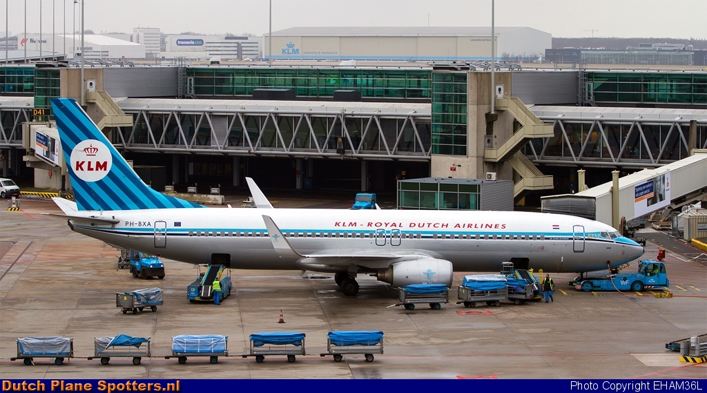 PH-BXA Boeing 737-800 KLM Royal Dutch Airlines by EHAM36L