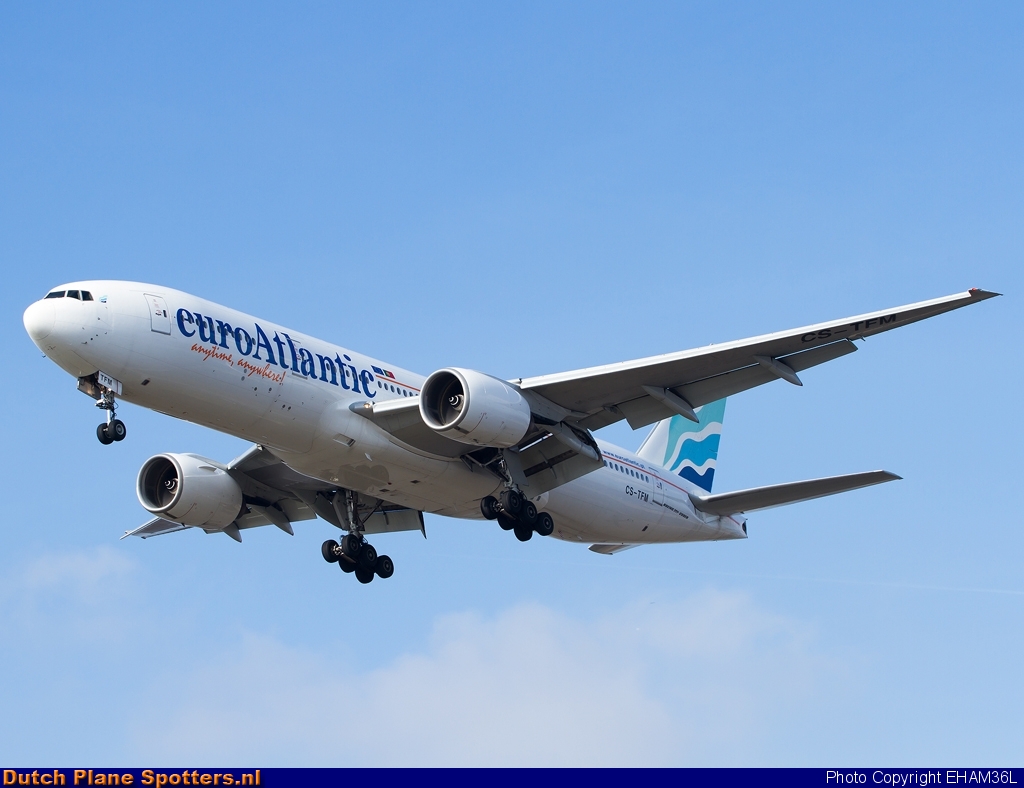 CS-TFM Boeing 777-200 Euro Atlantic by EHAM36L