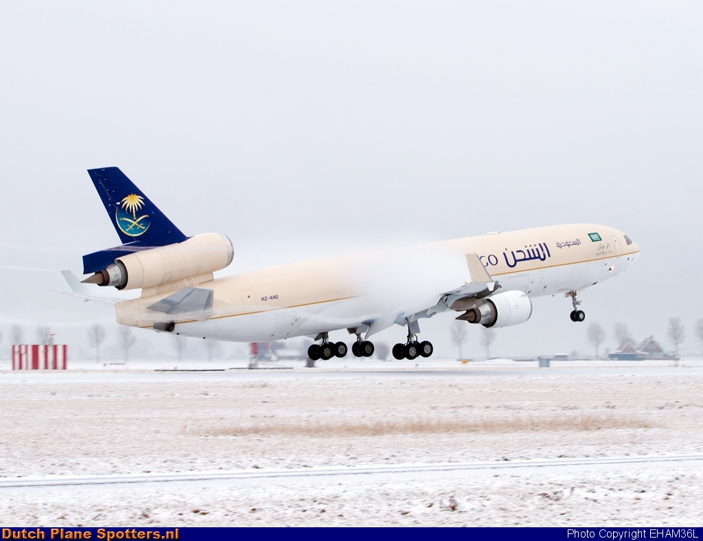 HZ-AND McDonnell Douglas MD-11 Saudi Arabian Cargo by EHAM36L