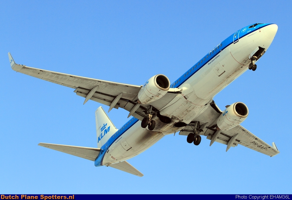 PH-BXF Boeing 737-800 KLM Royal Dutch Airlines by EHAM36L