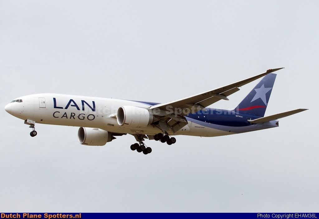 N774LA Boeing 777-F LAN Cargo by EHAM36L