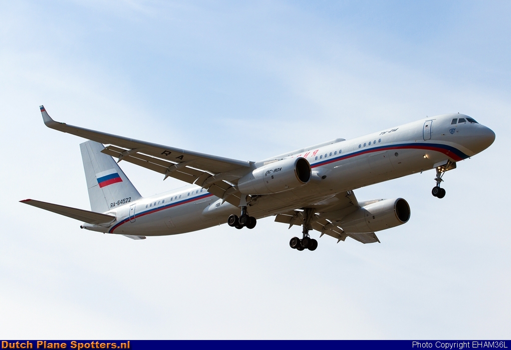 RA-64522 Tupolev Tu-214 Rossiya State Transport by EHAM36L