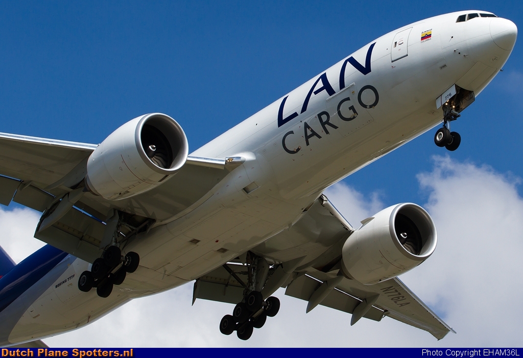 N776LA Boeing 777-F LAN Cargo by EHAM36L