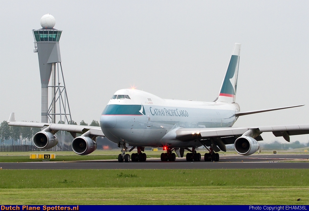 B-HUO Boeing 747-400 Cathay Pacific Cargo by EHAM36L