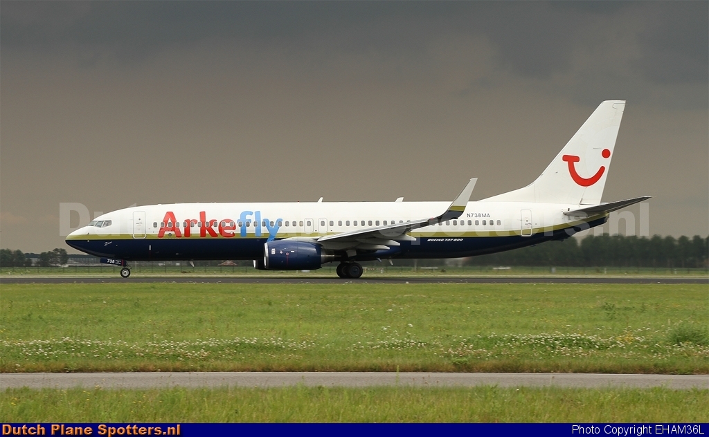 N738MA Boeing 737-800 ArkeFly by EHAM36L