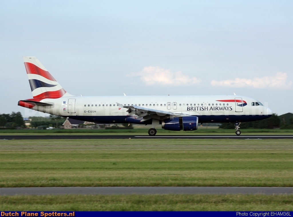 G-EUUH Airbus A320 British Airways by EHAM36L