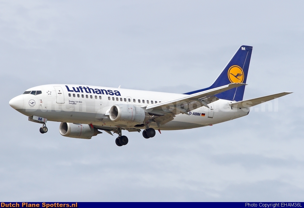 D-ABIM Boeing 737-500 Lufthansa by EHAM36L