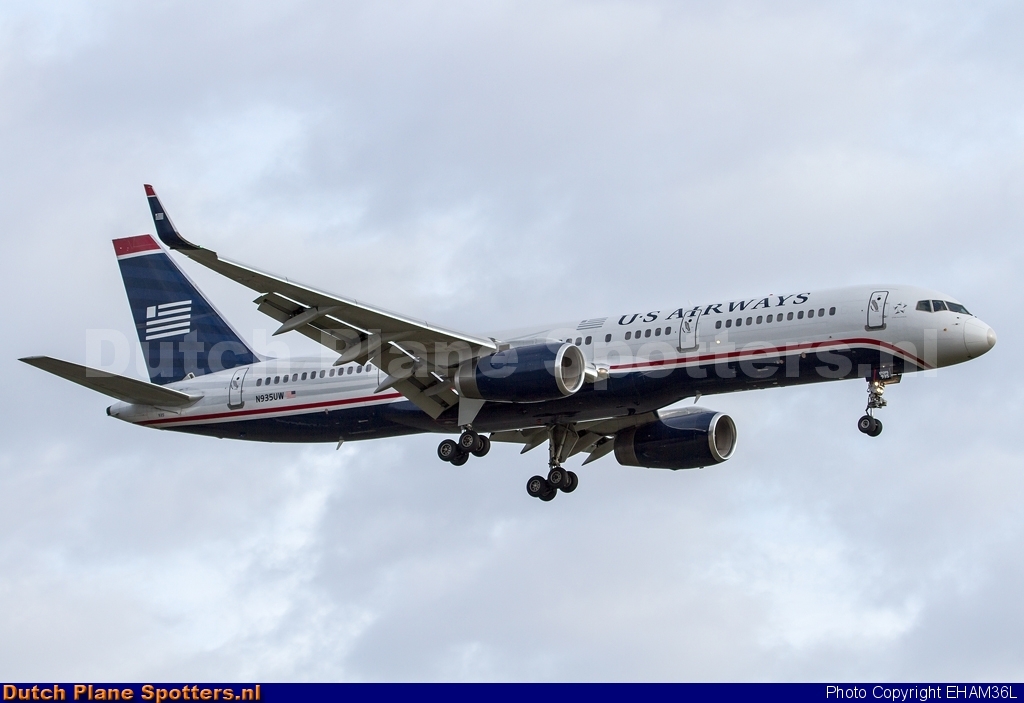 N935UW Boeing 757-200 US Airways by EHAM36L