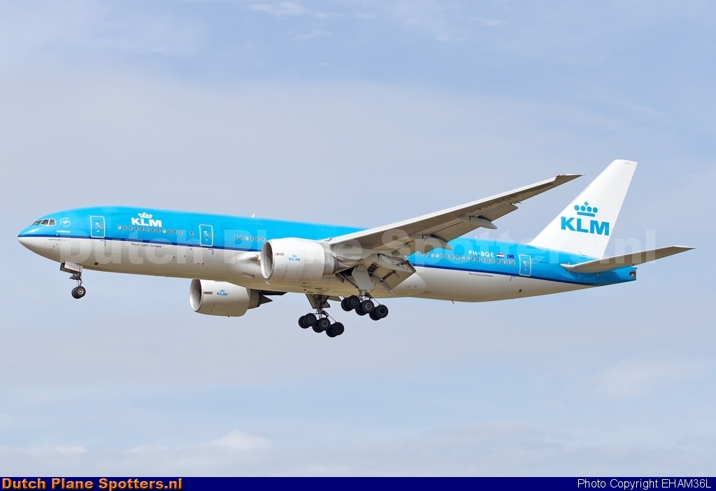 PH-BQE Boeing 777-200 KLM Royal Dutch Airlines by EHAM36L