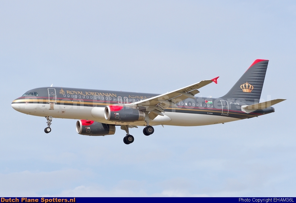 JY-AYU Airbus A320 Royal Jordanian Airlines by EHAM36L
