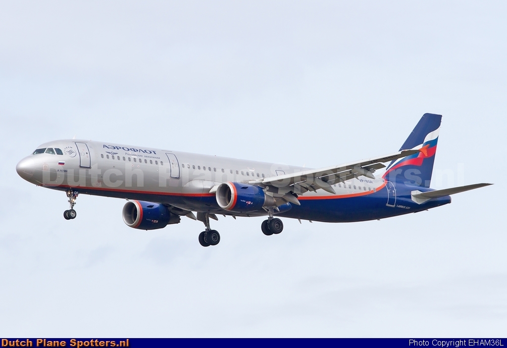 VP-BQR Airbus A321 Aeroflot - Russian Airlines by EHAM36L