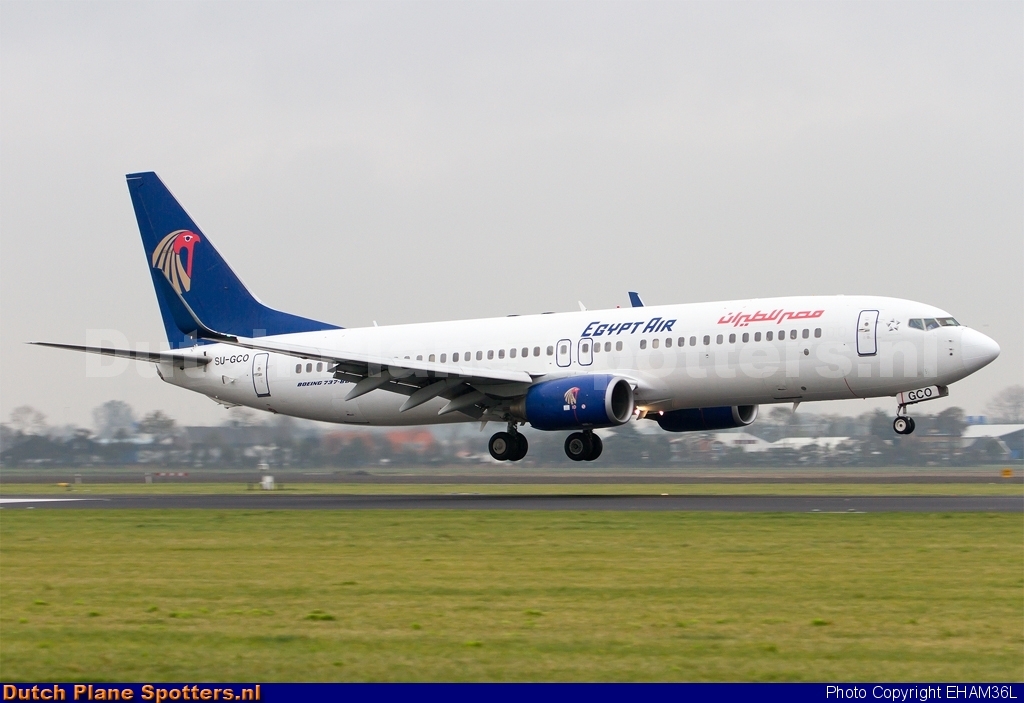 SU-GCO Boeing 737-800 Egypt Air by EHAM36L