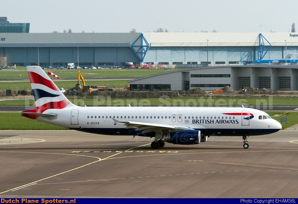 G-EUYS Airbus A320 British Airways by EHAM36L