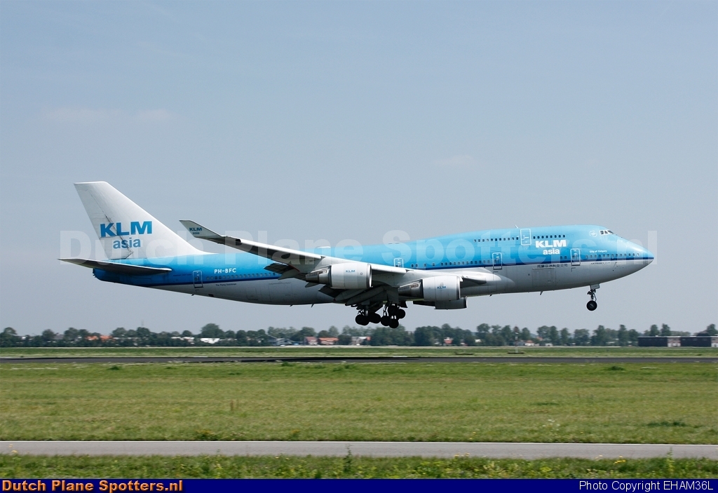 PH-BFC Boeing 747-400 KLM Asia by EHAM36L